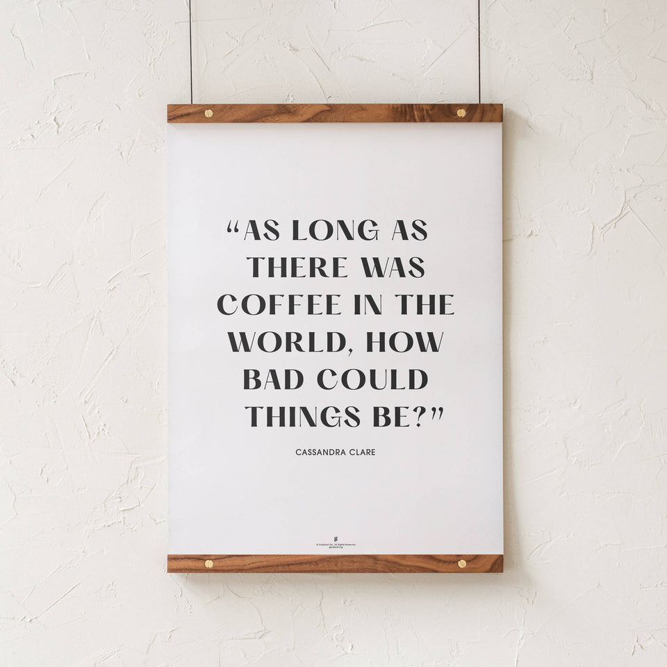 Cassandra Clare Quote Print - 18x24" - Goldleaf