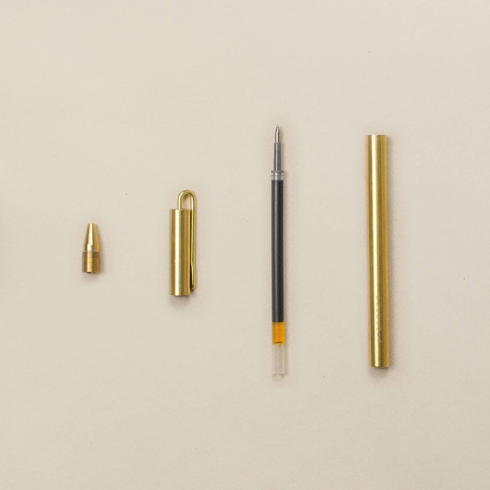 Pen Refill Cartridge - Black Rollerball Ink - Replacement Cartridge for Lab Pens - Goldleaf