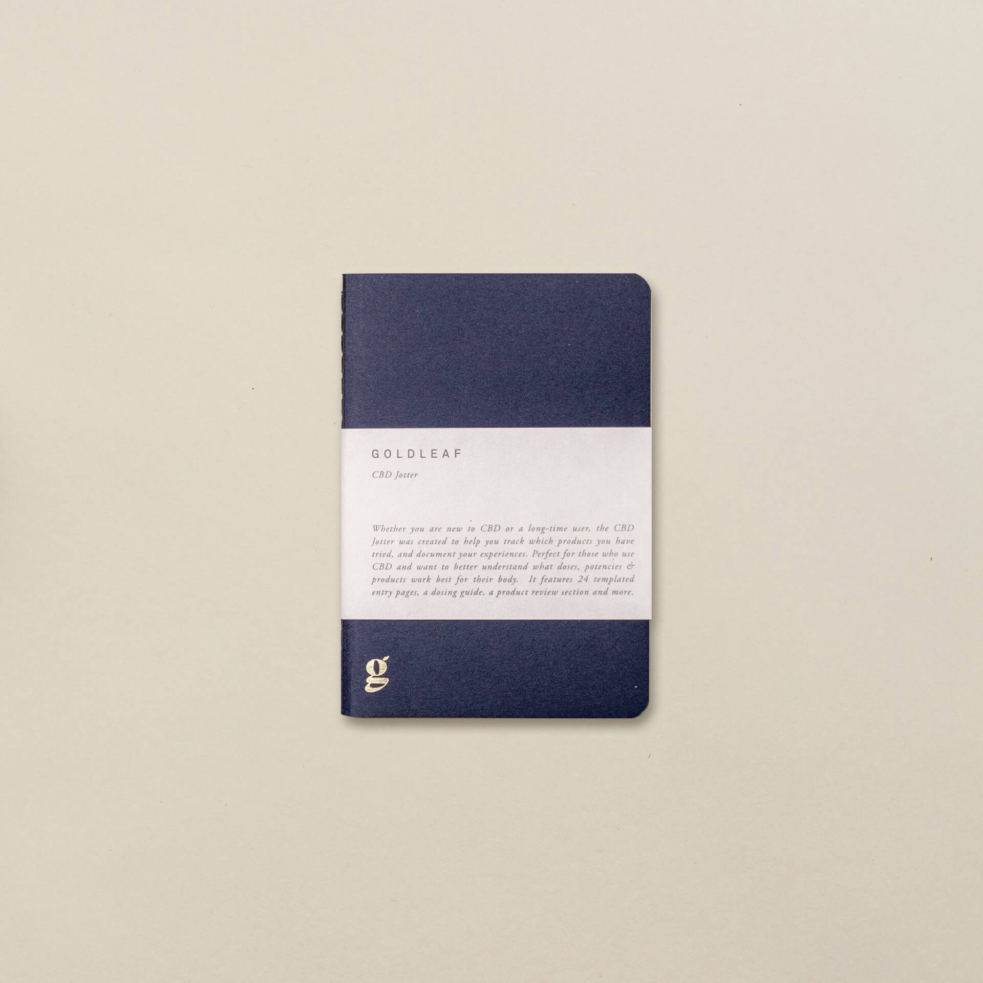 The CBD Jotter: A Cannabis Wellness Logbook | Goldleaf